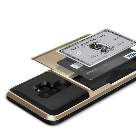 VRS Design Damda Glide Samsung Galaxy S9 Plus Case - Gold
