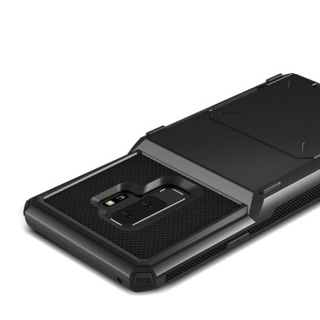 VRS Design Damda Folder Samsung Galaxy S9 Plus Case - Metal Black