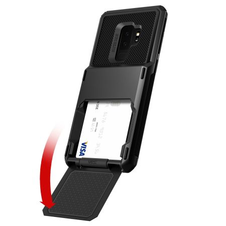 VRS Design Damda Folder Samsung Galaxy S9 Plus Case - Metal Black