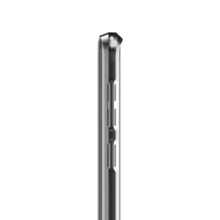 VRS Design Crystal Bumper Samsung Galaxy S9 Plus Case - Staal Zilver
