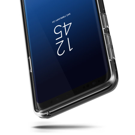 VRS Design Crystal Bumper Samsung Galaxy S9 Plus Case - Staal Zilver