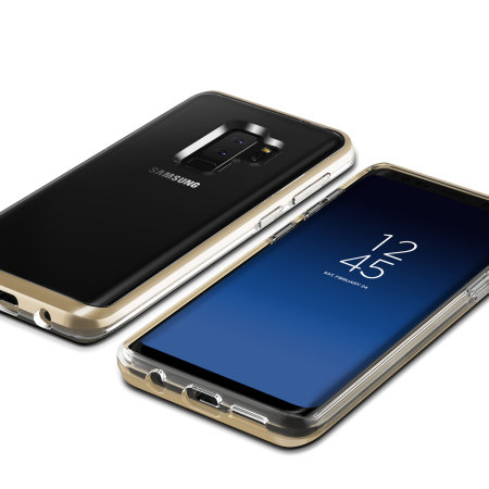 VRS Design Crystal Bumper Samsung Galaxy S9 Plus Hülle - Gold