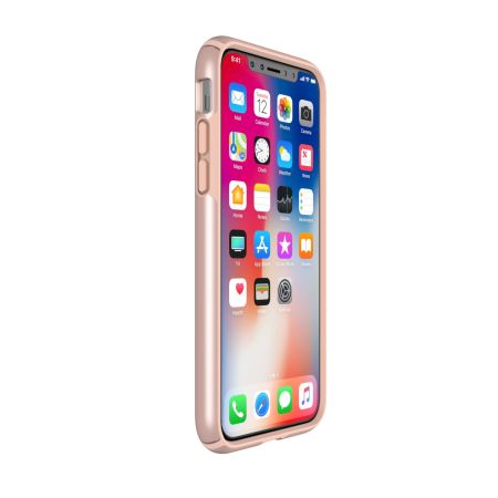 Speck Presidio Metallic iPhone X Tough Case - Rose Gold