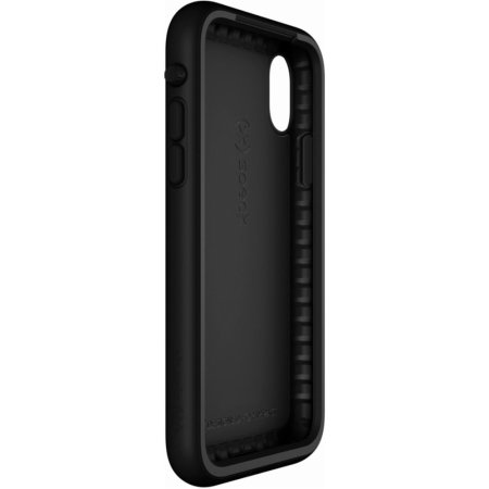 speck presidio ultra iphone x tough case w/ removable bumper - black