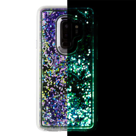 Case-Mate Samsung Galaxy S9 Plus Star Waterfall Glow Case - Purple