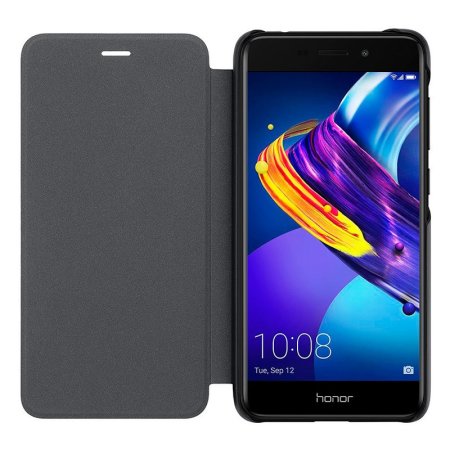 Official Huawei Honor 6C Pro Flip Cover Fodral - Svart