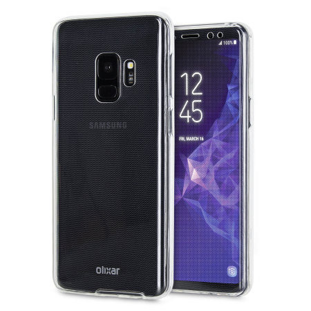 Olixar FlexiCover Complete Protection Samsung Galaxy S9 Case - Clear