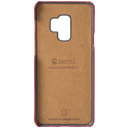 Krusell Sunne 2 Card Samsung Galaxy S9 Leather Case - Red