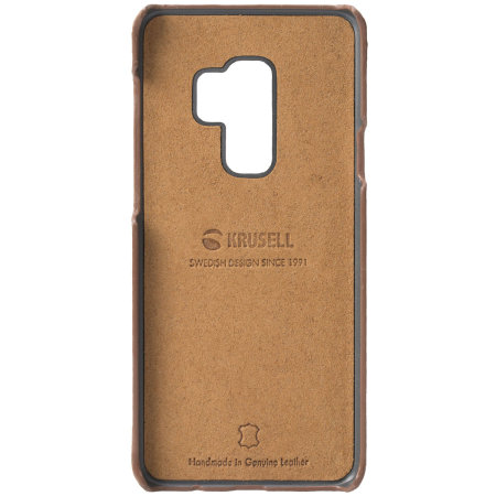 Krusell Sunne 2 Card Samsung Galaxy S9 Plus Leather Skal - Cognac