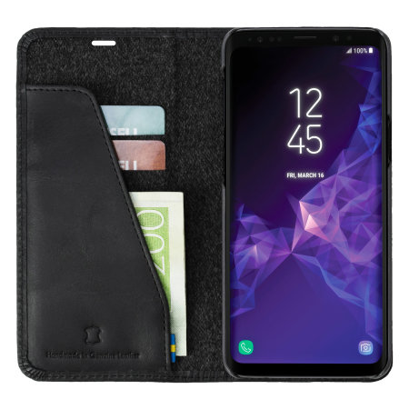 Krusell Sunne 2 Card Samsung Galaxy S9 Folio Wallet Case - Black