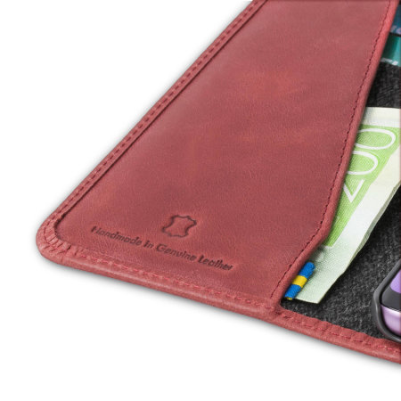 Krusell Sunne 4 Card Samsung Galaxy S9 Plus Plånboksfodral - Röd