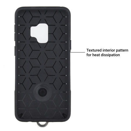 Olixar Vulcan Samsung Galaxy S9 Lanyard Tough Case - Black
