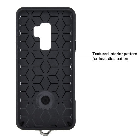 Olixar Vulcan Samsung Galaxy S9 Plus Lanyard Tough Case - Black