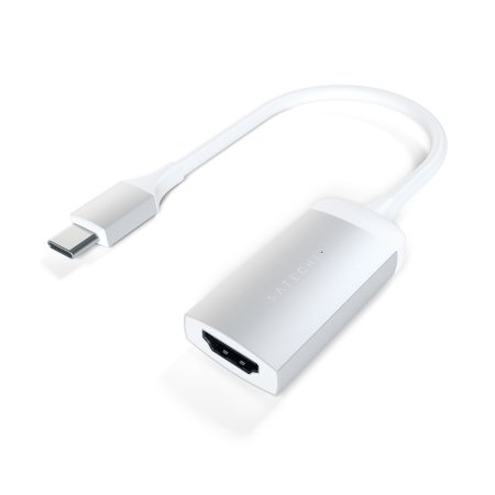 Satechi Aluminum USB-C to HDMI 4K 60Hz Video Adapter - Silver