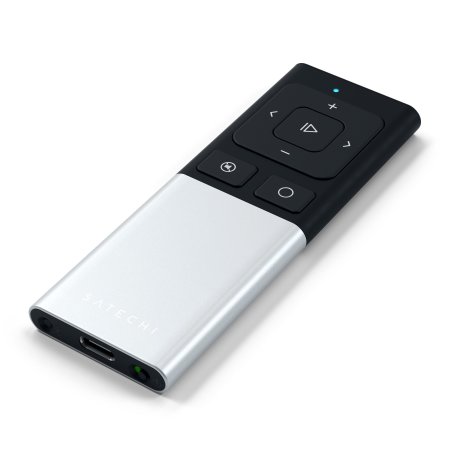 Satechi Wireless Multimedia & Presentation Remote Control - Silver