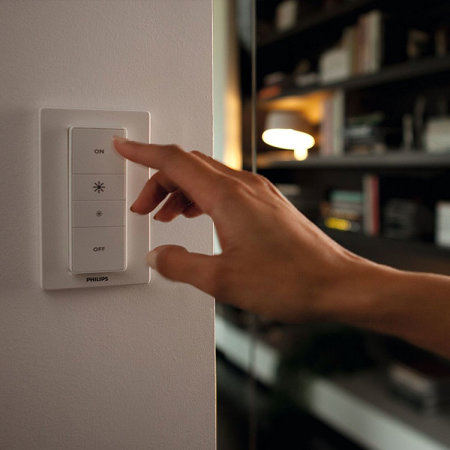 Official Philips Hue Wireless Lighting Dimmer Switch - White