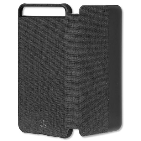 4smarts CHELSEA Huawei P10 Smart Flip Case - Fabric Black