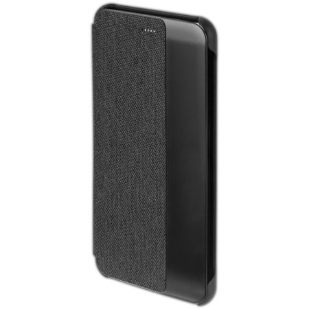 Coque Huawei P10 4smarts CHELSEA avec rabat intelligent – Tissu noir