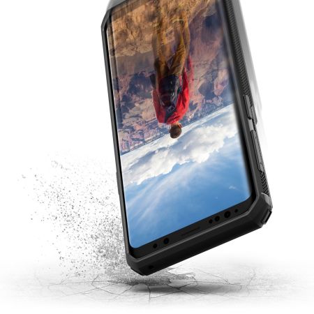 VRS Design Damda Folder Samsung Galaxy S9 Plus V-Pro Case - Stone Grey