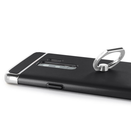 Olixar X-Ring Samsung Galaxy S9 Plus Finger Loop Case - Schwarz