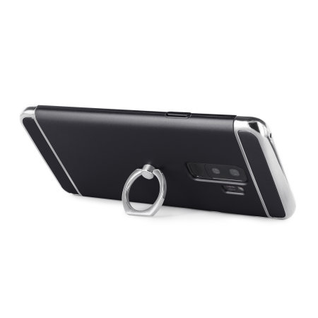 Olixar X-Ring Samsung Galaxy S9 Plus Finger Loop Case - Schwarz