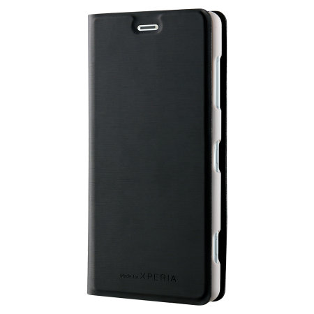 Roxfit Sony Xperia XZ2 Slim Standing Book Case - Black / Silver