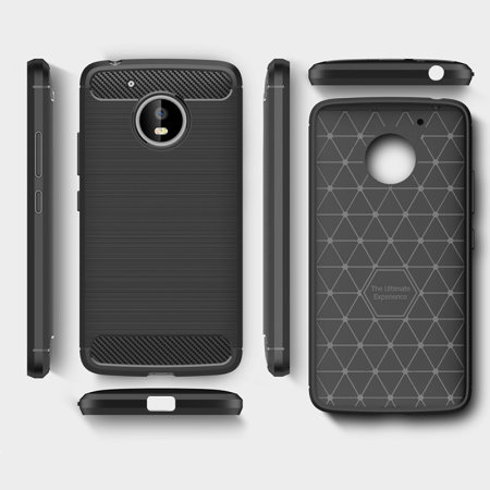 Coque Motorola Moto G5 robuste & protection d'écran – Fibre de carbone
