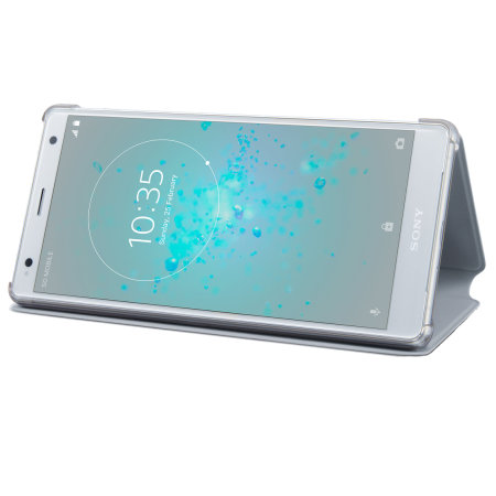 Funda Sony Xperia XZ2 Style Cover Stand oficial - Gris