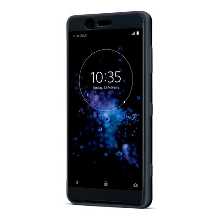 Official Sony Xperia XZ2 Compact SCTH50 Style Cover Touch Case - Black