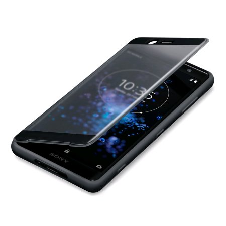 Official Sony Xperia XZ2 Compact SCTH50 Style Cover Touch Case - Black