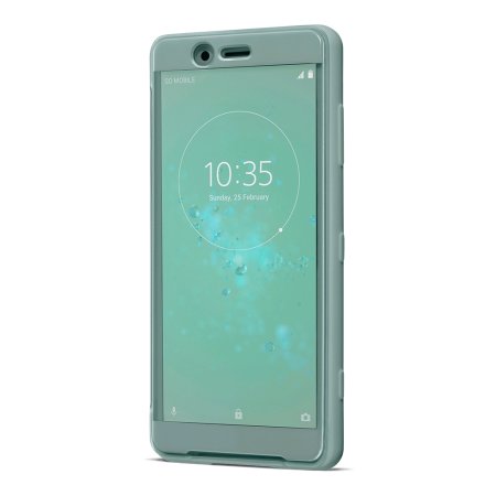 Housse officielle Sony Xperia XZ2 Compact Style Cover Touch – Verte