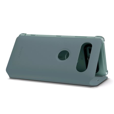 Original Sony Xperia XZ2 Compact Style Cover Stand Tasche - Grün