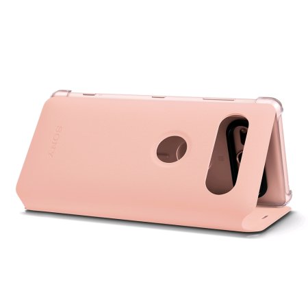 Official Sony Xperia XZ2 Compact Style Cover Stand Case - Pink