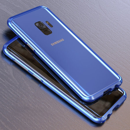 Luphie Aluminium Samsung Galaxy S9 Bumper Case - Blue