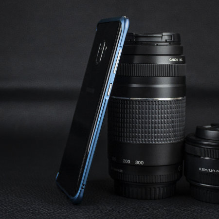 Luphie Aluminium Samsung Galaxy S9 Bumper Case - Blue