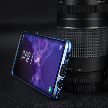 Luphie Aluminium Samsung Galaxy S9 Bumper Case - Blue