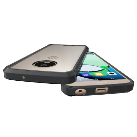 Olixar ExoShield Tough Snap-on Motorola Moto G6 Case - Schwarz / Klar