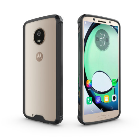 Olixar ExoShield Tough Snap-on Motorola Moto G6 Skal - Svart / Klar