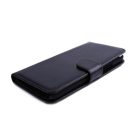 Motorola Moto G5S Plus Leather Style Wallet Case - Black