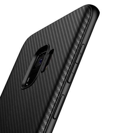 Olixar Carbon Fibre Samsung Galaxy S9 Skal - Svart