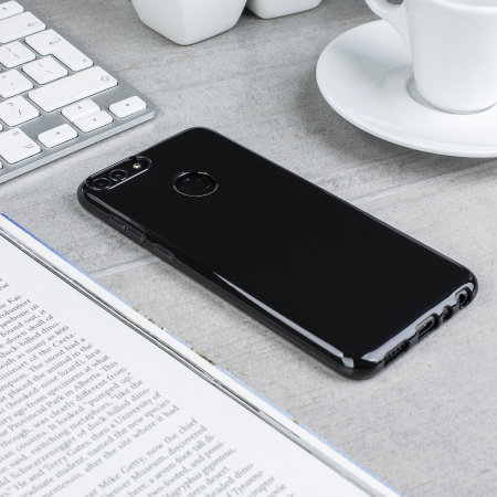 Olixar FlexiShield Huawei P Smart 2018 Gel Case - Solid Black