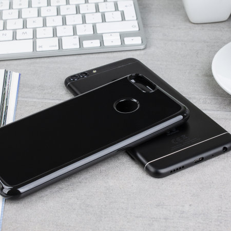 Olixar FlexiShield Huawei P Smart 2018 Gel Case - Solid Black