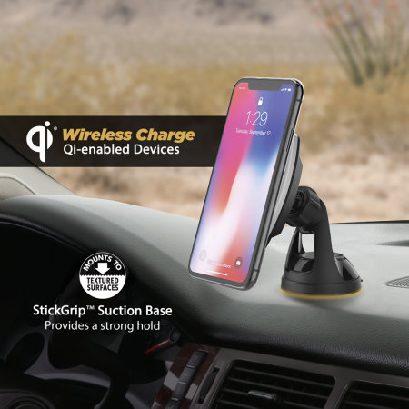 Scosche MagicMount Samsung S9 Magnetic Holder Wireless Car Charger