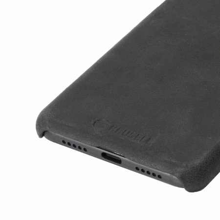 Krusell Huawei P20 Slim Premium Leather Cover Case - Vintage Black