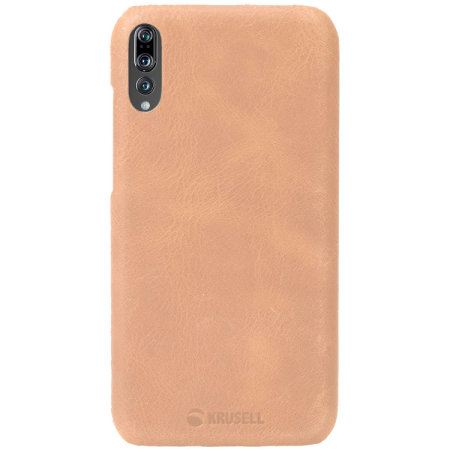 Krusell Sunne Huawei P20 Pro Slim Leather Cover Case - Nude