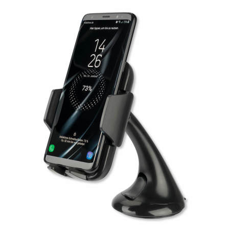 4smarts VoltBeam Grip 9W Wireless Fast Charging Car Holder - Black