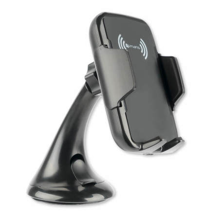 4smarts VoltBeam Grip 9W Wireless Fast Charging Car Holder - Black
