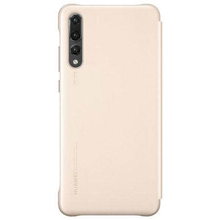 Official Huawei P20 Pro Smart View Flip Case - Nude
