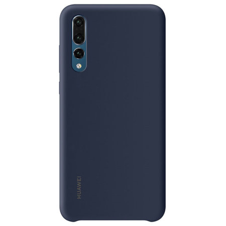 Coque officielle Huawei P20 Pro en silicone – Bleu profond
