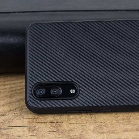 Olixar Carbon Fibre Huawei P20 Case - Zwart